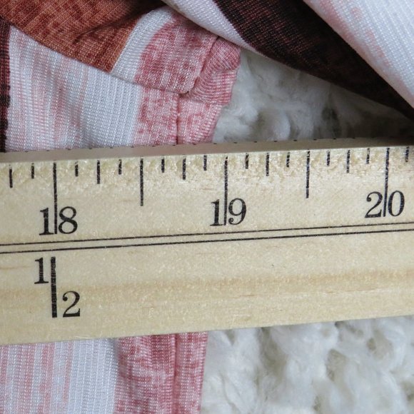 NAIF*‎ Women's Cold Shoulder Keyhole Front/Back Curved Hem Pullover Blouse~Large - Picture 10 of 10